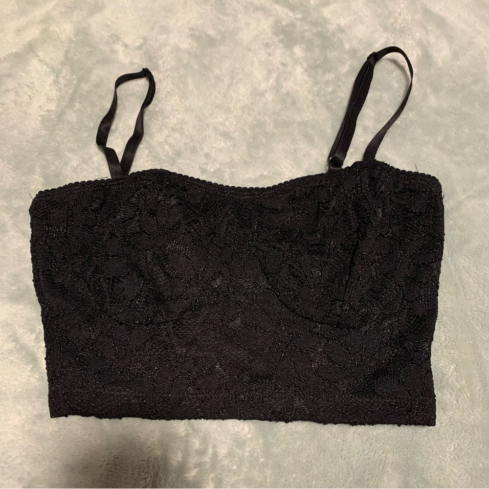 Size small lace bustier crops - Picture 2 of 8